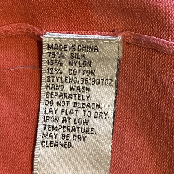 Nygard Collection Women's Pink Striped Sweater Short Sleeve Crew Neck Size M - Picture 5 of 6